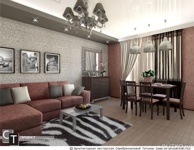 Дизайн гостиной комнаты 