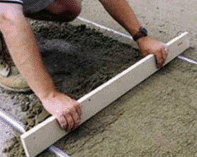 как выровнять бетон