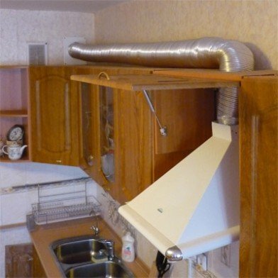 Монтаж вентиляции на кухне 